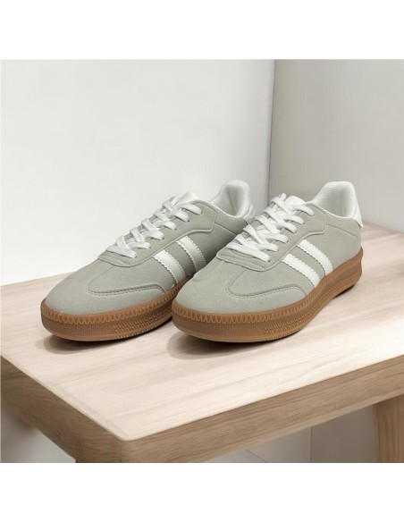 Deportiva doble suela combinada GRIS