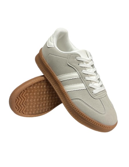 Deportiva doble suela combinada GRIS
