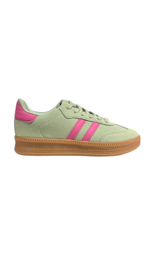 Deportiva doble suela combinada VERDE