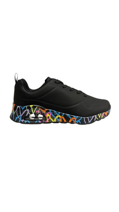 DEPORTIVA SUELA COLOR NEGRO
