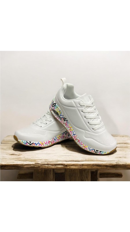 DEPORTIVA SUELA COLOR BLANCO 2