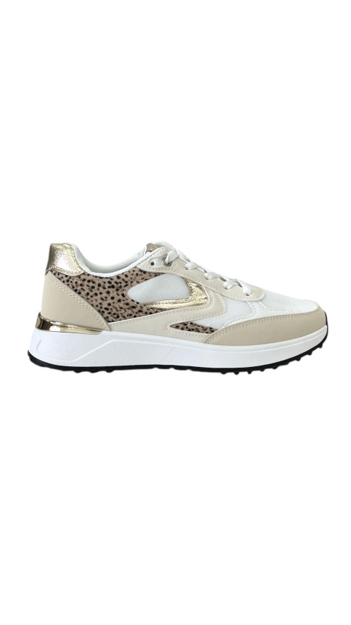 DEPORTIVA COMBINADA PRINT BEIG