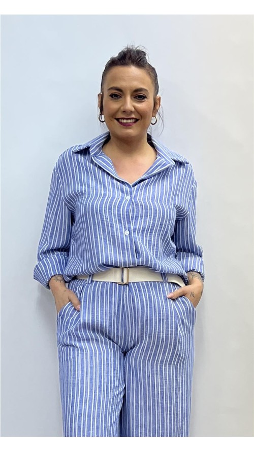 CAMISA CAMILA AZUL