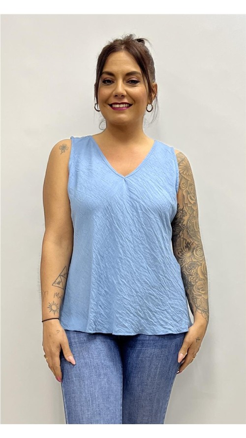 TOP CINTIA AZUL