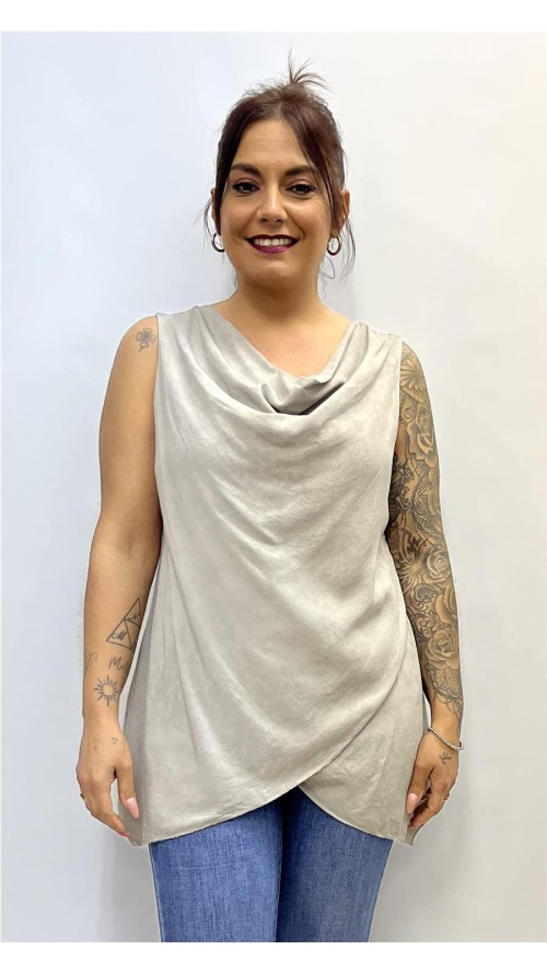 TOP AINARA GRIS
