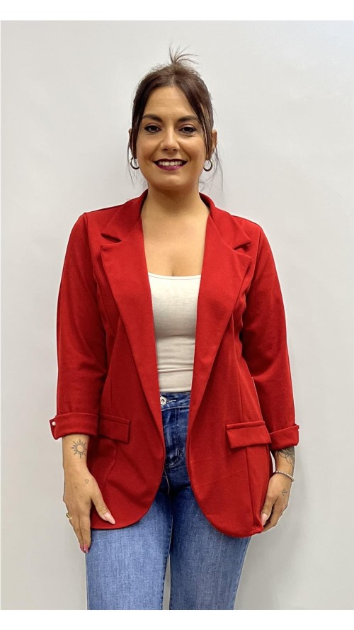 BLAZER PERLA ROJO