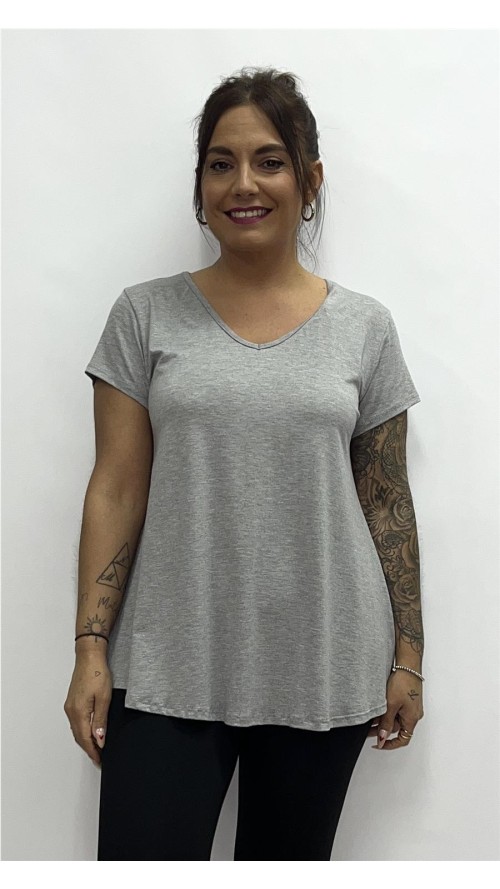 CAMISETA PRIMAVERA GRIS