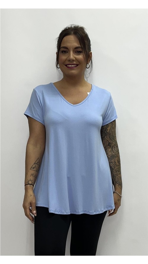 CAMISETA PRIMAVERA AZUL