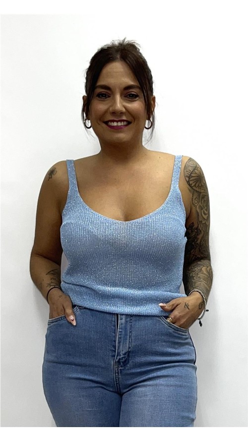 TOP DIANA AZUL
