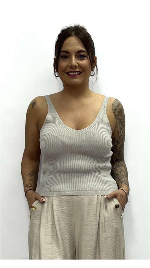 TOP DALIA TAUPE