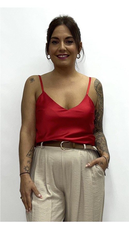 TOP DALIA ROJO