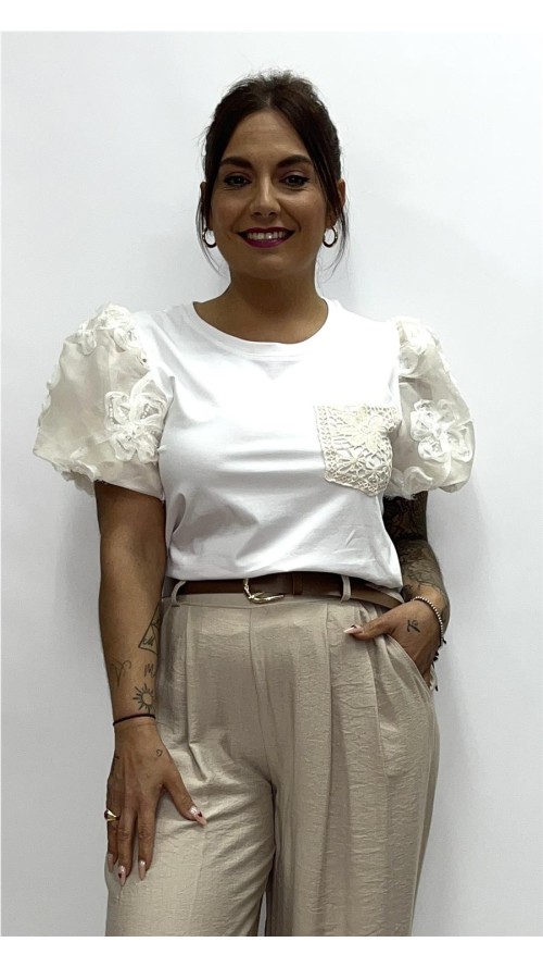 CAMISETA HELEN BLANCO