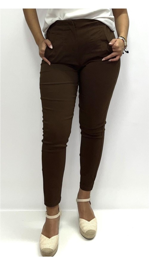 PANTALON ERICA MARRON