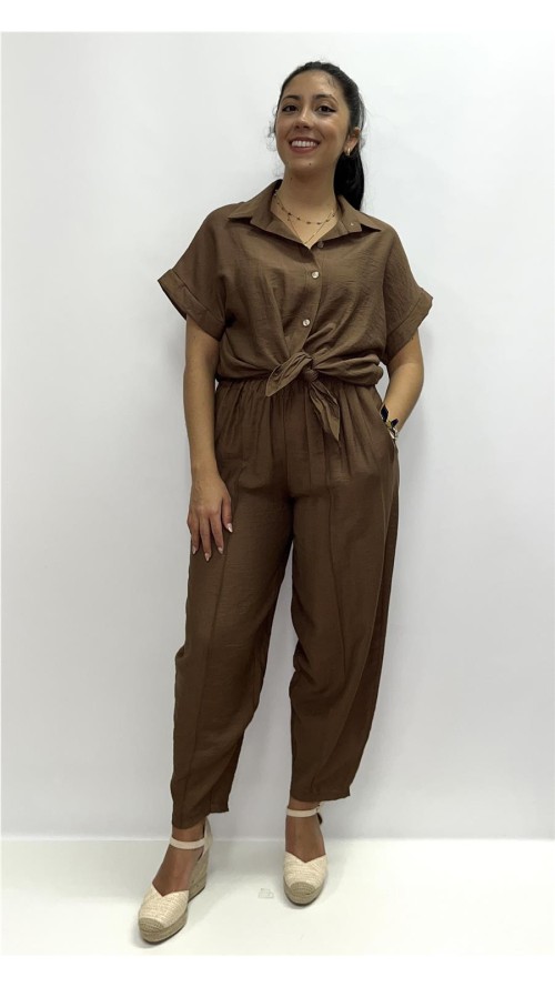 CONJUNTO EIRA MARRON