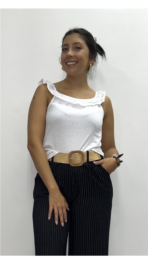 TOP FLORIA BLANCO
