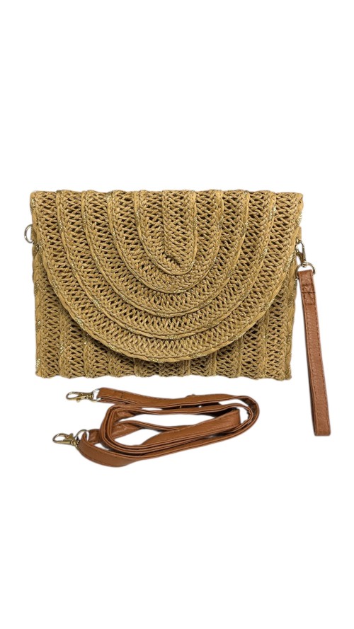CARTERA RAFIO ONDULADA CAMEL