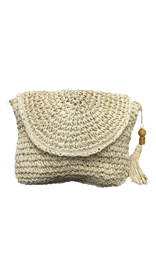 BOLSO RAFIA ASA BEIG