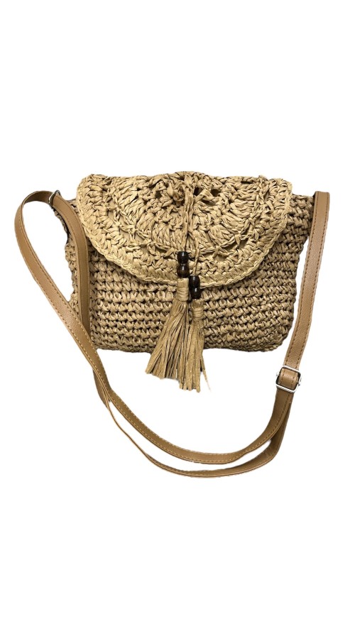 BOLSO BANDOLERA SOLAPA BORLOM CAMEL