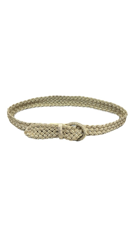 CINTURON NAPA TACHAS ORO