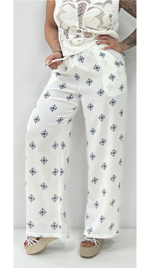 PANTALON GLORIA BLANCO
