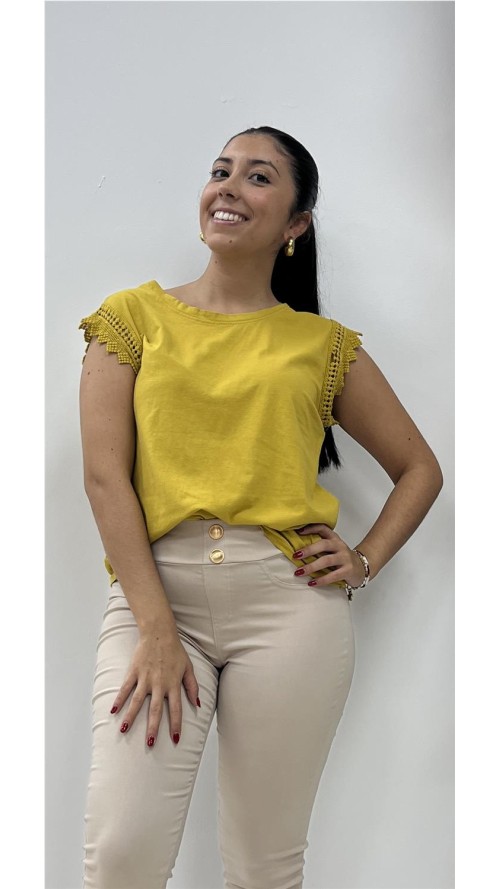CAMISETA GISELLA MOSTAZA