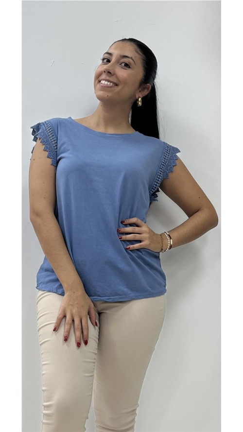 CAMISETA GISELLA AZUL