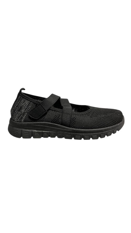 DEPORTIVA SPORT VELCRO NEGRO