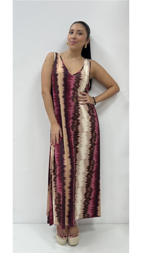 VESTIDO GENOVEVA BURDEOS