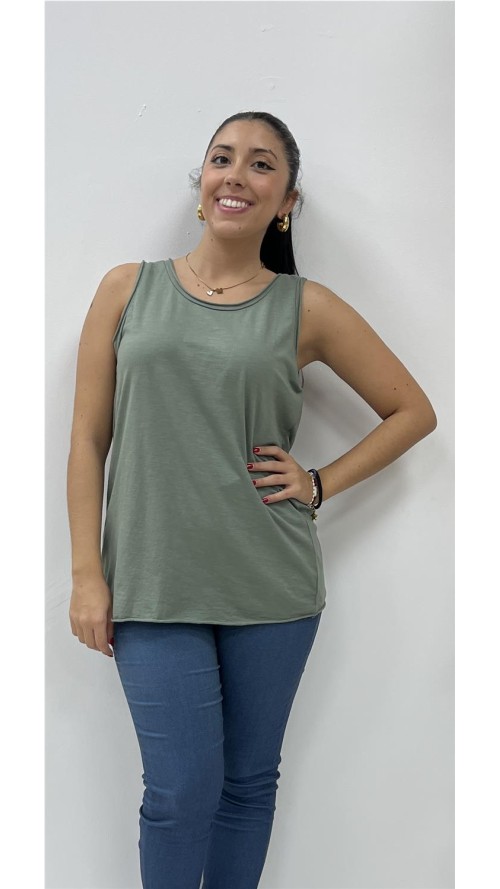 CAMISETA TIRANTA ALGODON KAKY