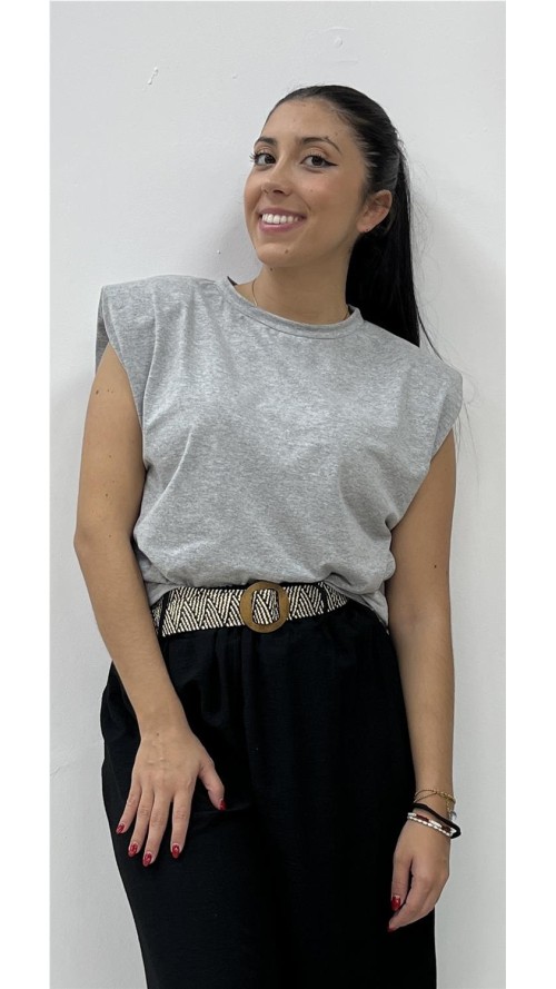 CAMISETA ITALY GRIS