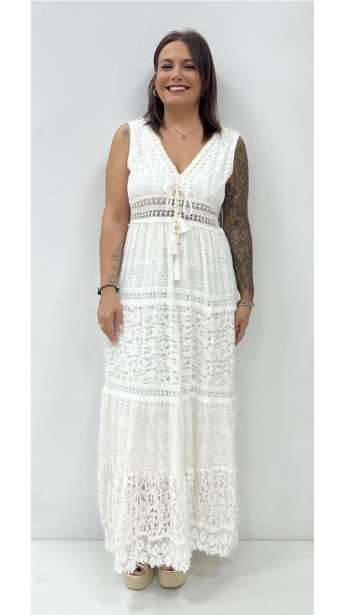VESTIDO GILBERTA BLANCO