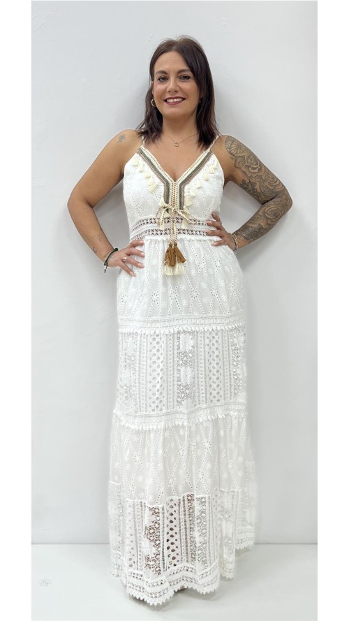 VESTIDO GRISEL BLANCO
