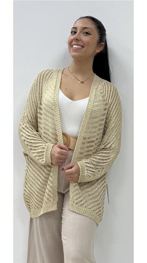 KIMONO METALIZADO ORO
