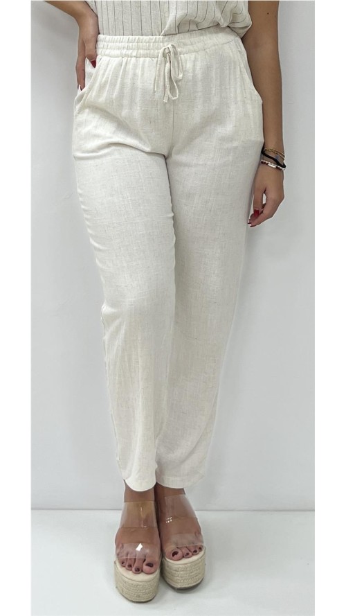 PANTALON MENORCA BEIG