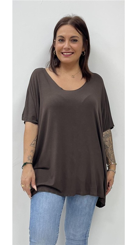 Camiseta BASIC MARRON