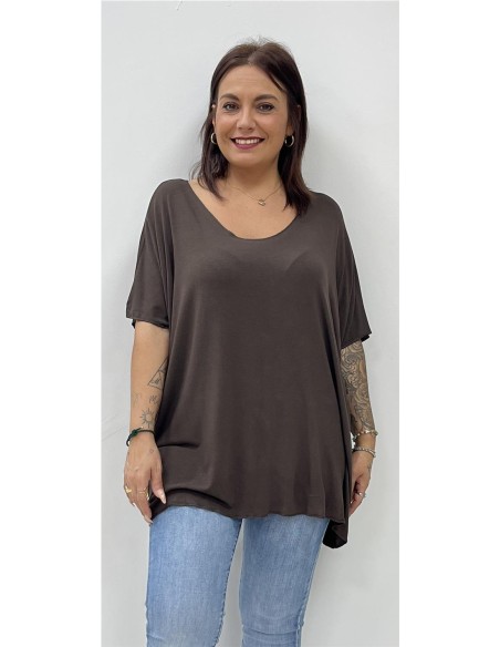 Camiseta BASIC MARRON