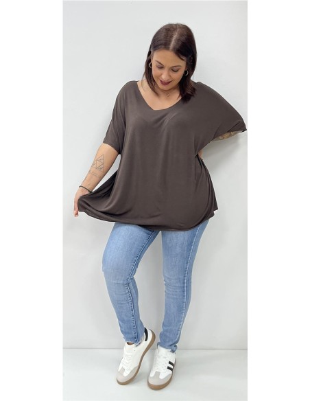 Camiseta BASIC MARRON