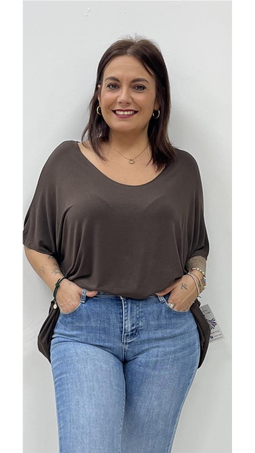 Camiseta BASIC MARRON