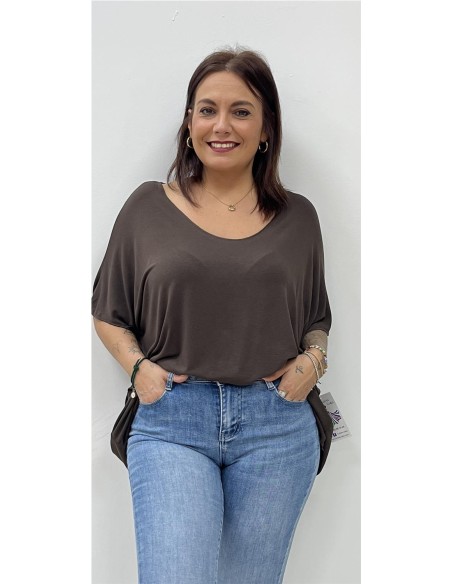 Camiseta BASIC MARRON