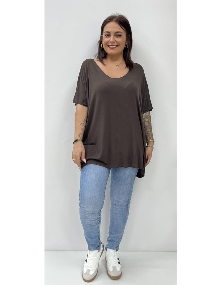 Camiseta BASIC MARRON