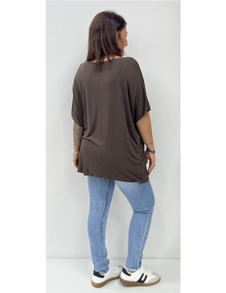 Camiseta BASIC MARRON