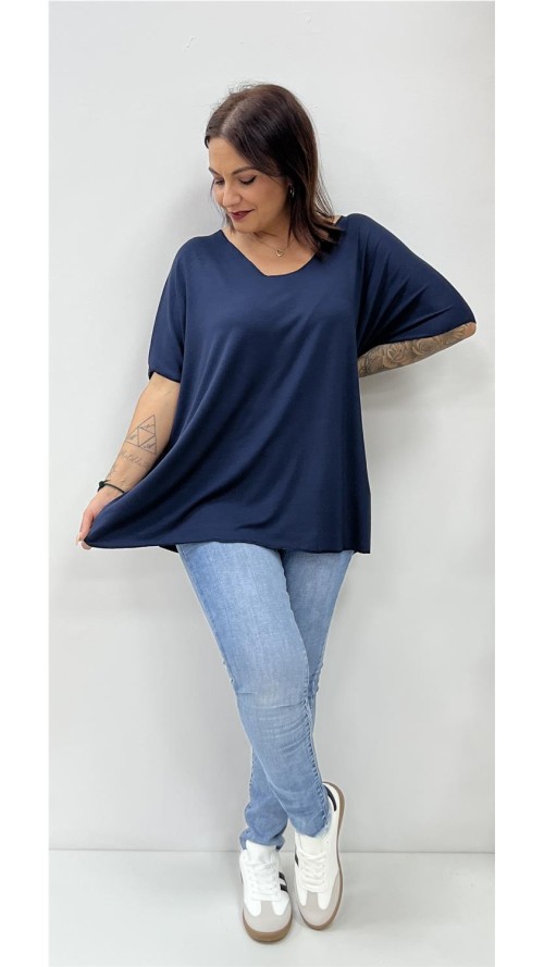 Camiseta BASIC MARINO