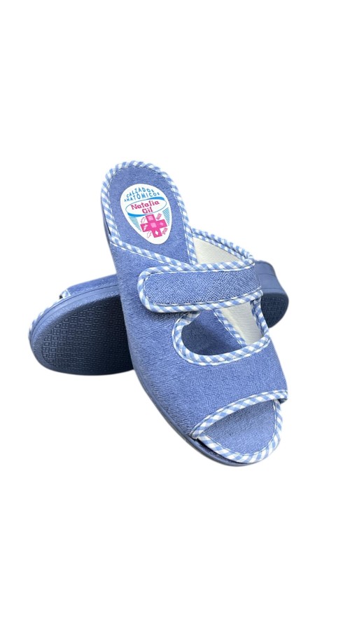 ZAPATILLA VELCRO AZUL
