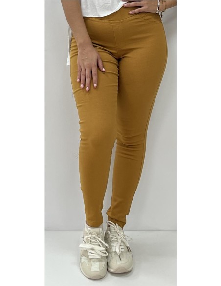 LEGGIN BASICO MOSTAZA