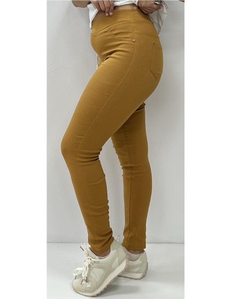 LEGGIN BASICO MOSTAZA