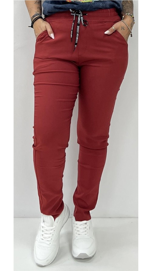PANTALON SPORT BURDEOS