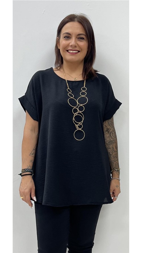CAMISA ELBA NEGRO