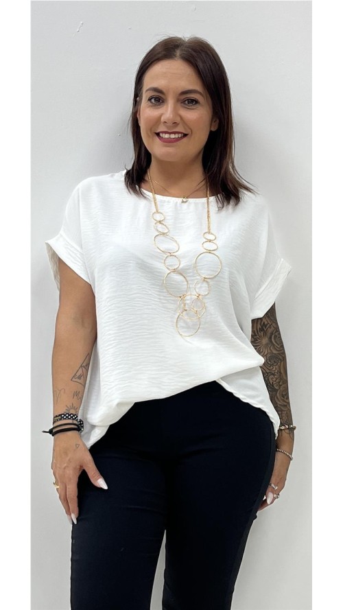 CAMISA ELBA BLANCO