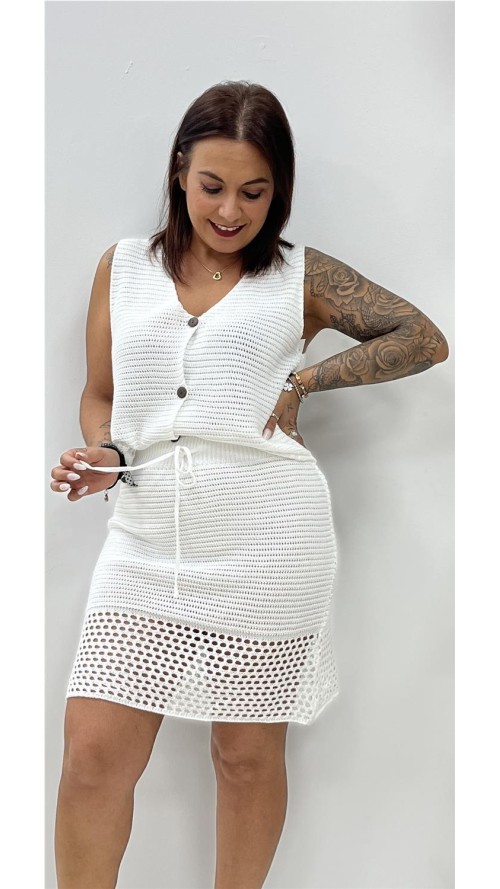 FALDA LORENA BLANCO
