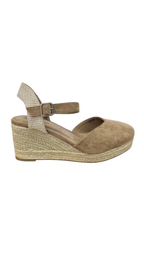 SANDALIA ESPARTO 5 CUERDAS CAMEL